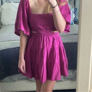 Free people cutout dress